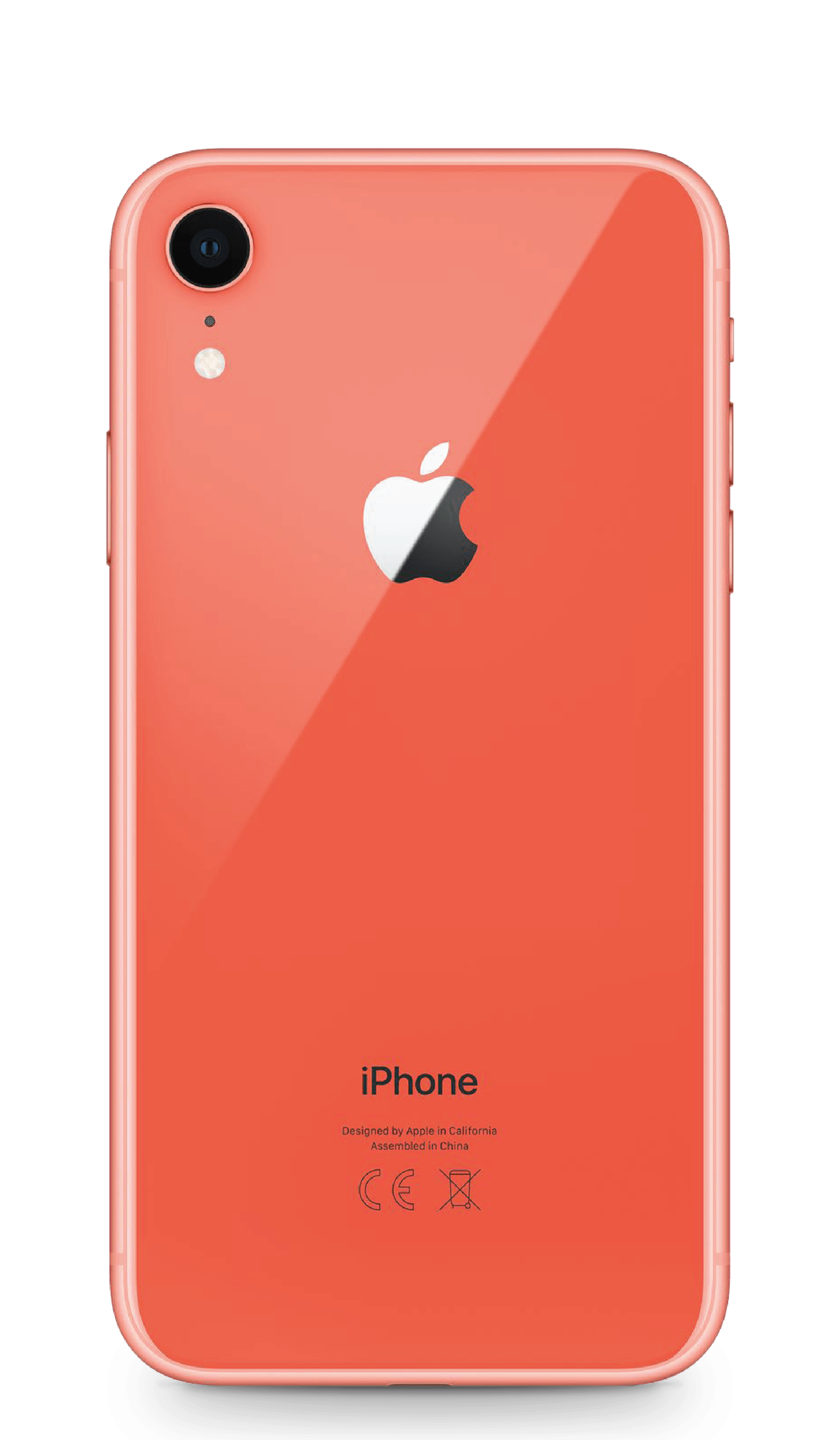 iPhone XR Coral 128 GB SIMフリー 【誠実】 - スマートフォン本体